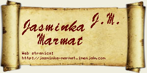 Jasminka Marmat vizit kartica